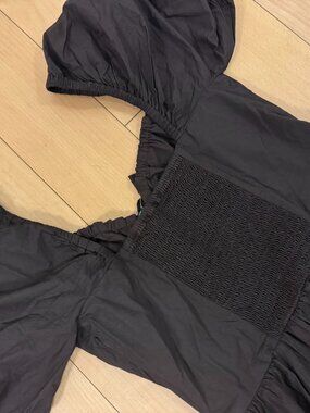 Gap Brown Puffy Sleeve Dress